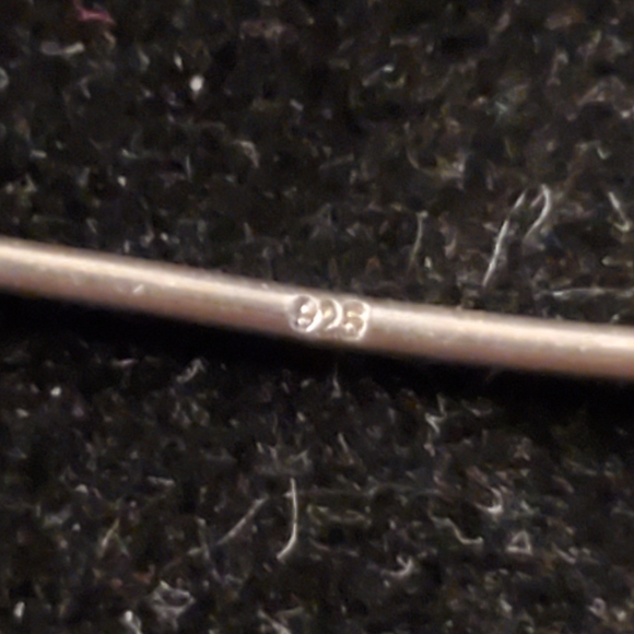 Silver 925 drop pearl earrings - Picture 4 of 8